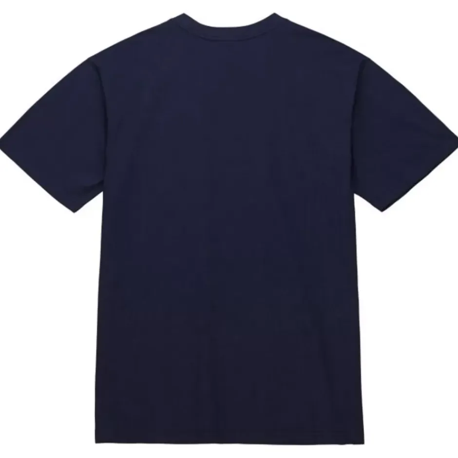 Men Mitchell & Ness T-Shirts & Tops-Premium Pocket Tee Dallas Mavericks