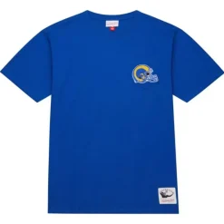 Men Mitchell & Ness T-Shirts & Tops-Premium Pocket Tee Los Angeles Rams