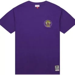 Men Mitchell & Ness T-Shirts & Tops-Premium Pocket Tee Louisiana State University