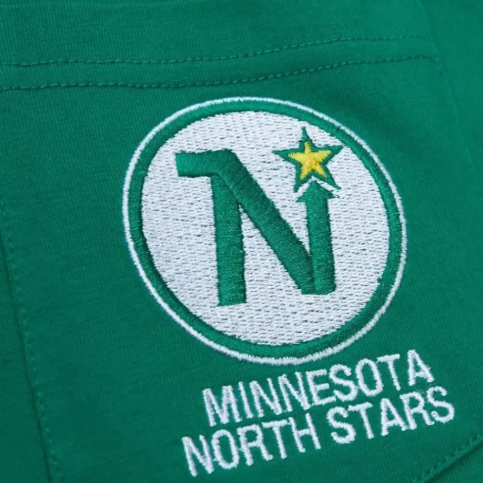 Men Mitchell & Ness T-Shirts & Tops-Premium Pocket Tee Minnesota North Stars