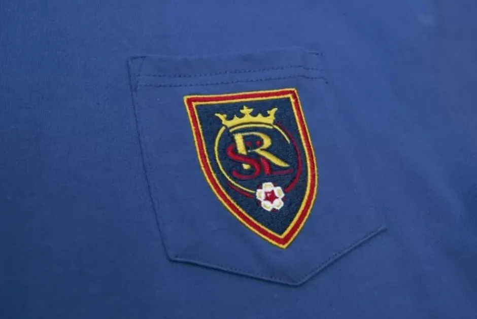 Men Mitchell & Ness T-Shirts & Tops-Premium Pocket Tee Real Salt Lake