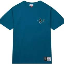 Men Mitchell & Ness T-Shirts & Tops-Premium Pocket Tee San Jose Sharks