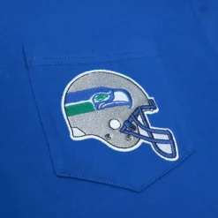 Men Mitchell & Ness T-Shirts & Tops-Premium Pocket Tee Seattle Seahawks