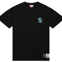 Men Mitchell & Ness T-Shirts & Tops-Premium Pocket Tee Seattle Kraken