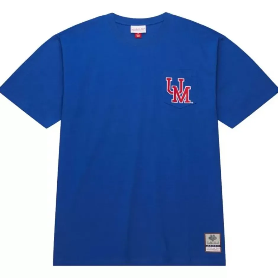 Men Mitchell & Ness T-Shirts & Tops-Premium Pocket Tee University Of Mississippi