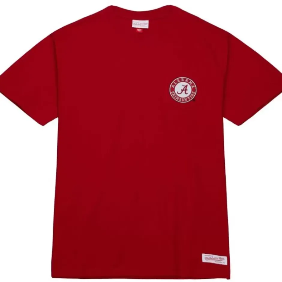 Men Mitchell & Ness T-Shirts & Tops-Premium Pocket Tee University Of Alabama