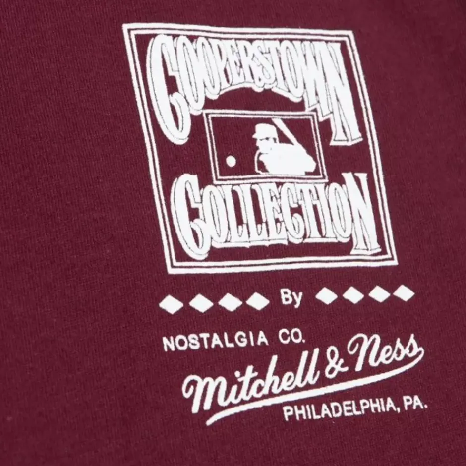 Men Mitchell & Ness T-Shirts & Tops-Primary Tee Philadelphia Phillies