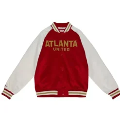 Men Mitchell & Ness Jackets & Outerwear-Primetime Lightweight Satin Jacket Atlanta United Fc