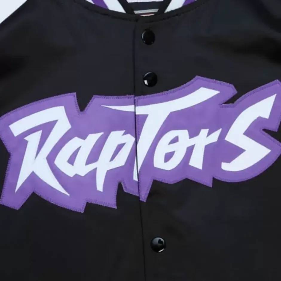 Men Mitchell & Ness Jackets & Outerwear-Primetime Lw Satin Jacket Toronto Raptors