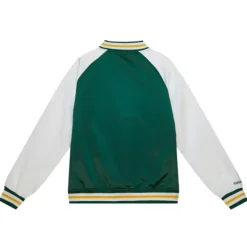 Men Mitchell & Ness Jackets & Outerwear-Primetime Lw Satin Jacket Seattle Supersonics