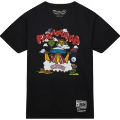 Men Mitchell & Ness T-Shirts & Tops-Psychedelic Ss Tee Philadelphia 76Ers
