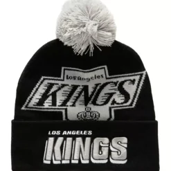 Mitchell & Ness Knit-Punch Out Pom Knit Los Angeles Kings