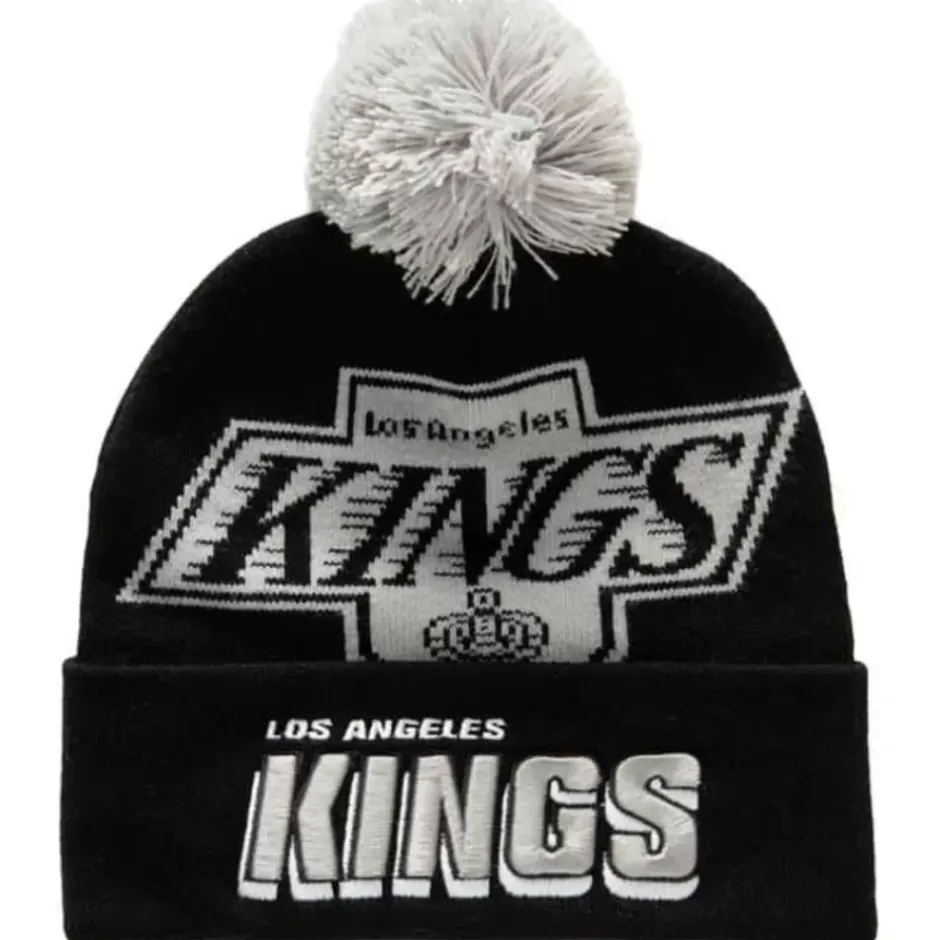 Mitchell & Ness Knit-Punch Out Pom Knit Los Angeles Kings
