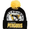 Mitchell & Ness Knit-Punch Out Pom Knit Pittsburgh Penguins