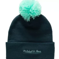 Mitchell & Ness Knit-Punch Out Pom Knit Seattle Kraken