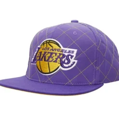 Mitchell & Ness Snapback-Quilted Taslan Snapback Los Angeles Lakers