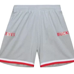 Men Mitchell & Ness Shorts-Replica Ohio State 1991 Shorts
