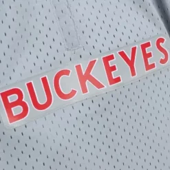 Men Mitchell & Ness Shorts-Replica Ohio State 1991 Shorts