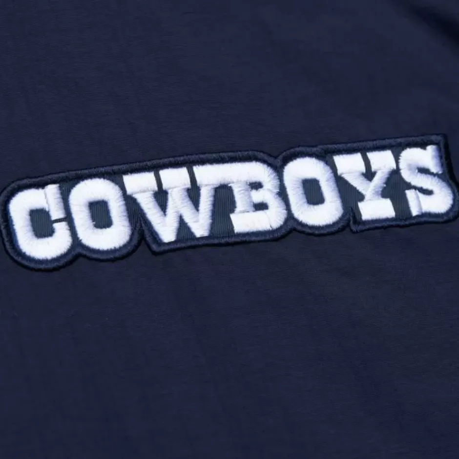 Men Mitchell & Ness Jackets & Outerwear-Retro Full Zip Jacket Dallas Cowboys