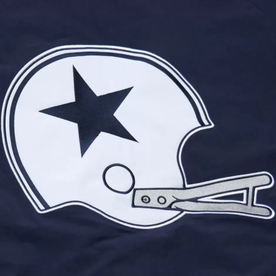 Men Mitchell & Ness Jackets & Outerwear-Retro Full Zip Jacket Dallas Cowboys