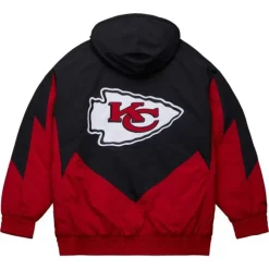 Men Mitchell & Ness Jackets & Outerwear-Retro Full Zip Jacket Kansas City Chiefs