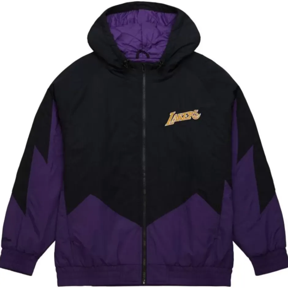 Men Mitchell & Ness Jackets & Outerwear-Retro Full Zip Jacket Los Angeles Lakers