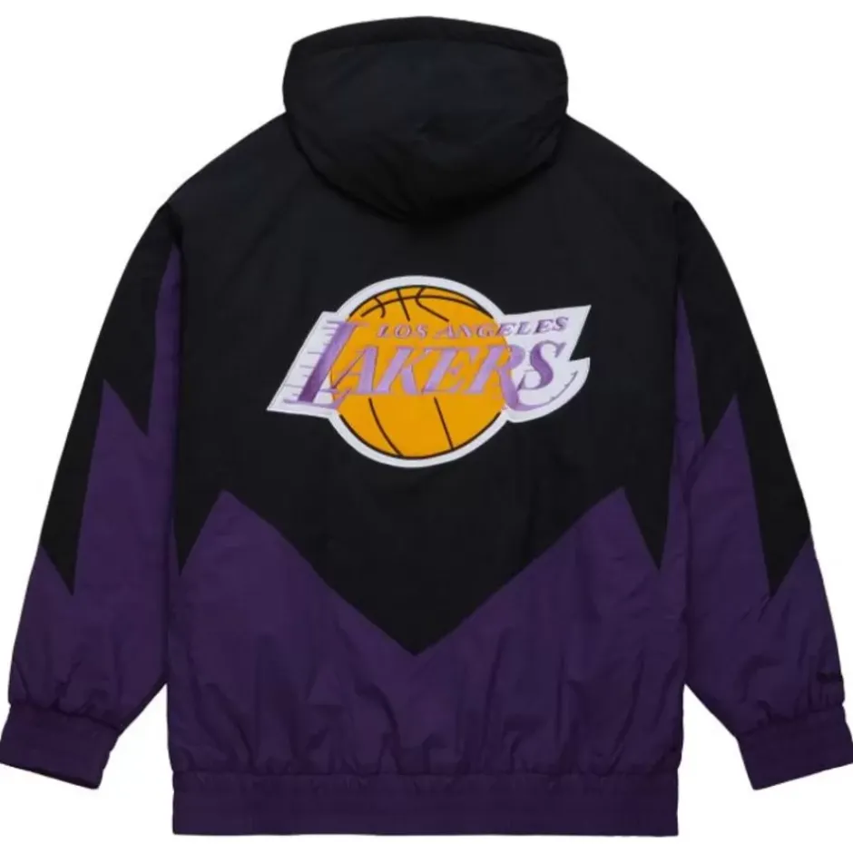 Men Mitchell & Ness Jackets & Outerwear-Retro Full Zip Jacket Los Angeles Lakers