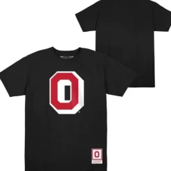 Youth Mitchell & Ness Big Kids-Retro Logo Tee Ohio State