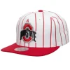 Mitchell & Ness Snapback-Retro Pinstripe Snapback Ohio State