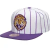 Mitchell & Ness Snapback-Retro Pinstripe Snapback Louisiana State University