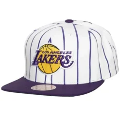 Mitchell & Ness Snapback-Retro Pinstripe Snapback Los Angeles Lakers