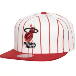 Mitchell & Ness Snapback-Retro Pinstripe Snapback Hwc Miami Heat