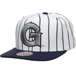 Mitchell & Ness Snapback-Retro Pinstripe Snapback Georgetown University