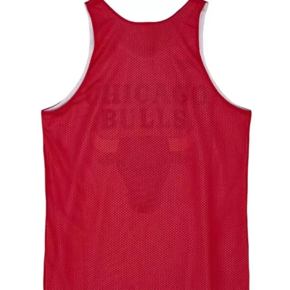 Men Mitchell & Ness T-Shirts & Tops-Reversible Mesh Tank Chicago Bulls