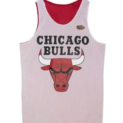 Men Mitchell & Ness T-Shirts & Tops-Reversible Mesh Tank Chicago Bulls