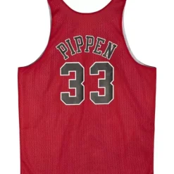 Men Mitchell & Ness T-Shirts & Tops-Reversible Mesh Tank Chicago Bulls Scottie Pippen
