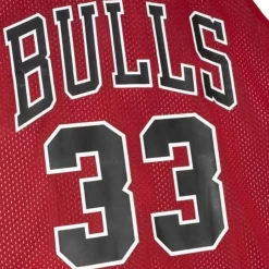 Men Mitchell & Ness T-Shirts & Tops-Reversible Mesh Tank Chicago Bulls Scottie Pippen