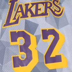 Men Mitchell & Ness T-Shirts & Tops-Reversible Mesh Tank Los Angeles Lakers Magic Johnson