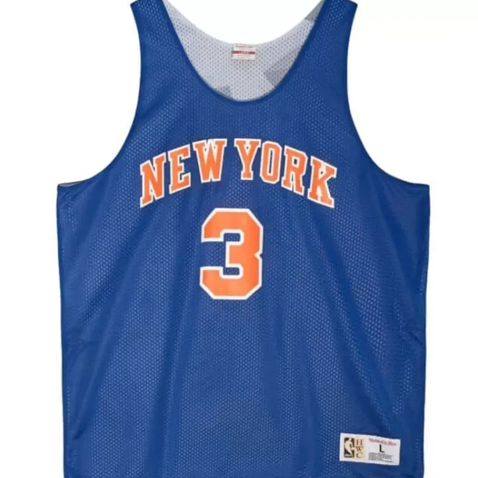 Men Mitchell & Ness T-Shirts & Tops-Reversible Mesh Tank New York Knicks John Starks