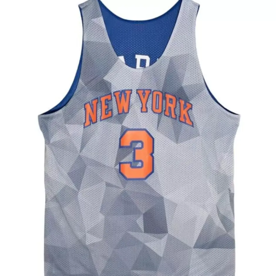 Men Mitchell & Ness T-Shirts & Tops-Reversible Mesh Tank New York Knicks John Starks