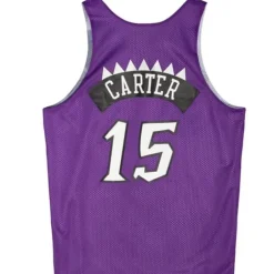 Men Mitchell & Ness T-Shirts & Tops-Reversible Mesh Tank Toronto Raptors Vince Carter