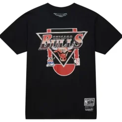 Men Mitchell & Ness T-Shirts & Tops-Rock On Tour Ss Tee Hwc Chicago Bulls
