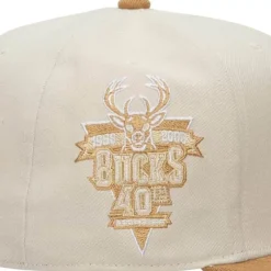 Mitchell & Ness Fitted-Sandman Fitted Hwc Milwaukee Bucks