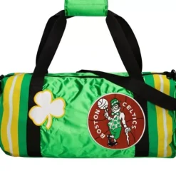 Woman Mitchell & Ness Accessories-Satin Duffel Bag Boston Celtics