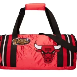 Woman Mitchell & Ness Accessories-Satin Duffel Bag Chicago Bulls