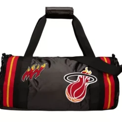 Woman Mitchell & Ness Accessories-Satin Duffel Bag Miami Heat