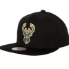 Mitchell & Ness Snapback-Satin Under Snapback Milwaukee Bucks