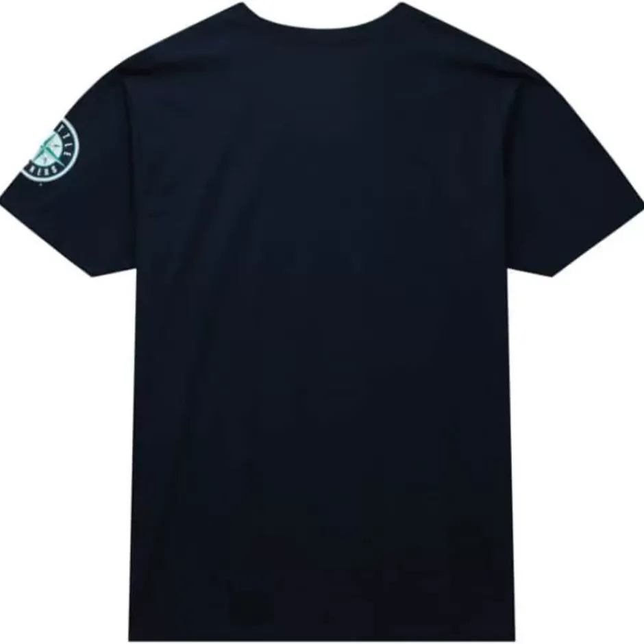 Men Mitchell & Ness T-Shirts & Tops-Seattle Mariners Ken Griffey Jr Tee
