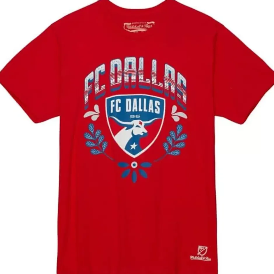 Men Mitchell & Ness T-Shirts & Tops-Serape Tee Fc Dallas