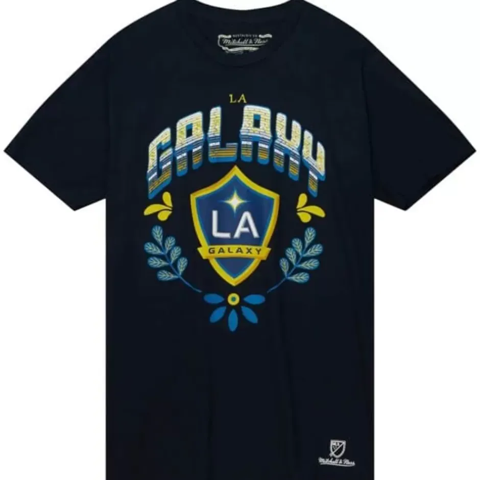 Men Mitchell & Ness T-Shirts & Tops-Serape Tee Los Angeles Galaxy